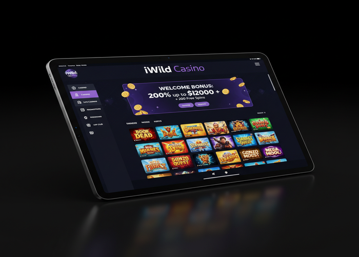 iWild Casino Casinò su tablet